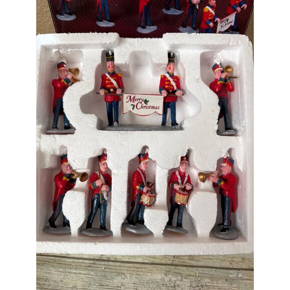 Lemax Coventry Cove Christmas Parade Marching Band Table Accents Set 2009 w/Box - Picture 2 of 9